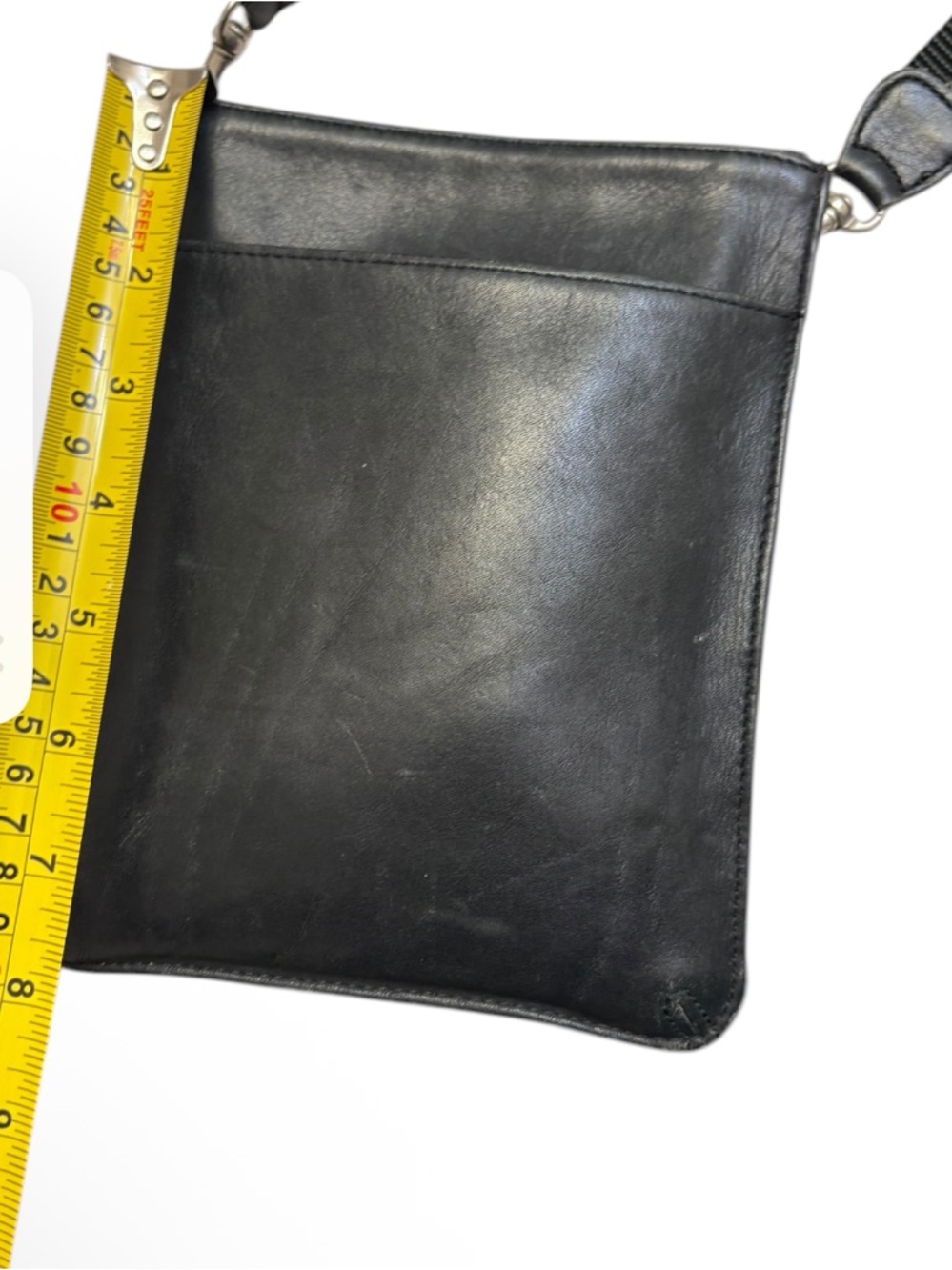 Coach vintage black leather swing pack crossbody bag - Picture 5 of 8